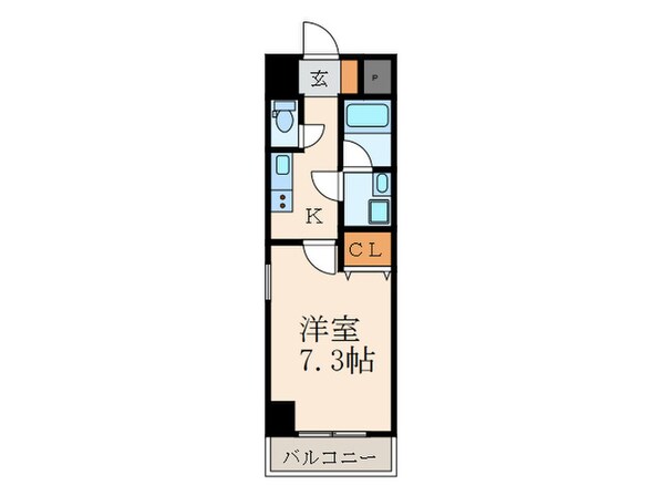 U-Basic reef 三萩野の物件間取画像